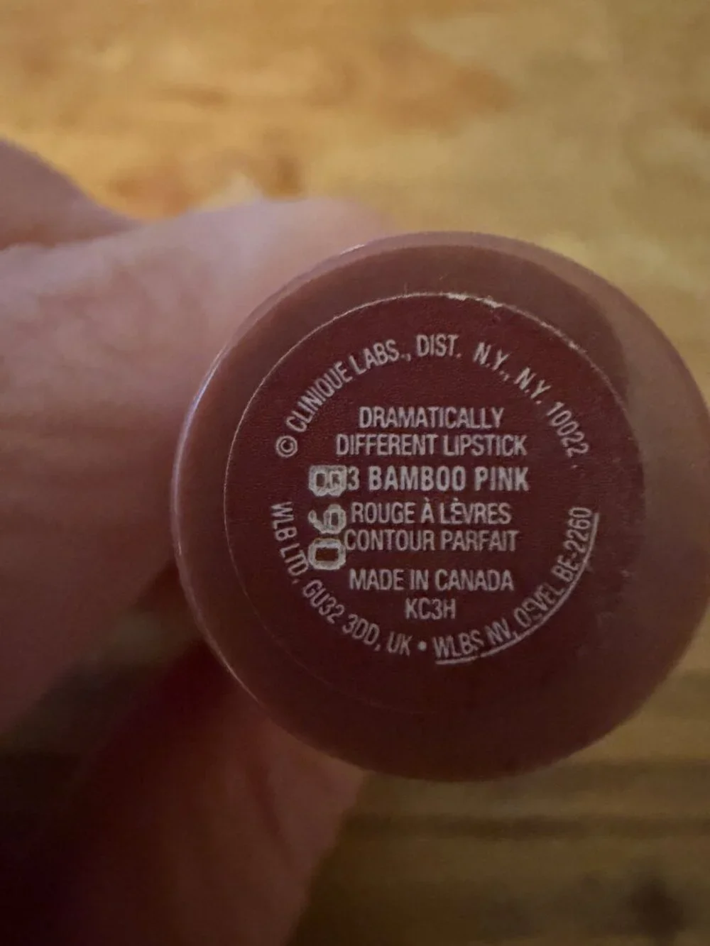Clinique lipstick bamboo